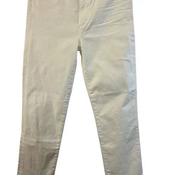 New nwt sz 28 Citizens of Humanity White Cara High Rise Cigarette Ankle  Jeans
